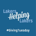 Lakers Helping Lakers #GivingTuesday Blue